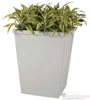 Square Rimmed Tapered Planters