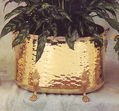 Traditional Oblong Planters Hammered (OBO)