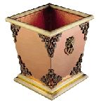 Deco. Trapezoidal Planter wrought iron