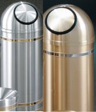 GLO-S Series-Capri - Banded Dome, self closing-trash