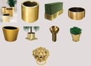 Brass Planters