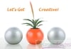 Fiberglass Sphere planters - Sculptures