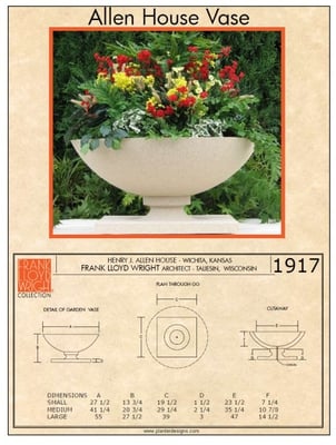 Frank Lloyd Wright - ALLEN HOUSE VASE