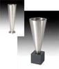 Vase and Urn Styles Zeki Pedestal Planter - Cone style vase