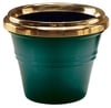 Aluminum Cylinder Planter Sheraton Two-piece spun aluminum planter.