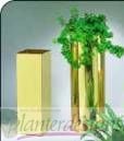 Straight Edge Planter Pedestal Round