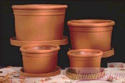 Terracast Straight Sided Cylinder Planters