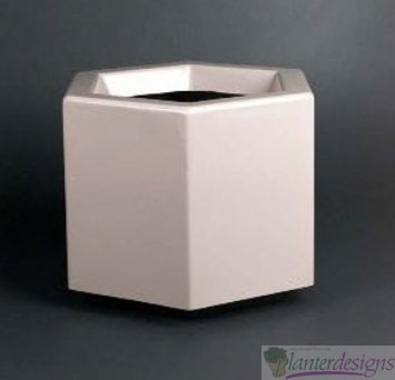 HEXAGONAL PLANTER - FIBERGLASS