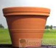 Riverside Rolled Rim PolyResin Planters (RR)