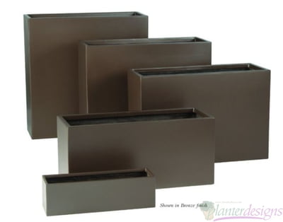 E Wall Rectangular planter