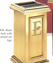 ash n trash VA-brass with logo 